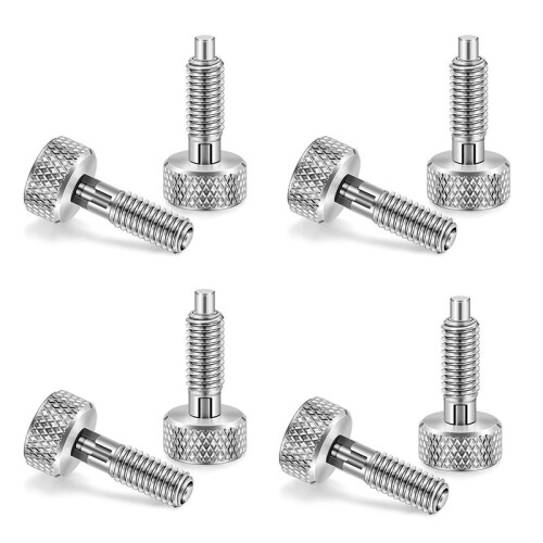 4X Hand Retractable Spring Plunger with Knurled Handle Lock-Out M6 Type Release Pins for Rolling Toolbox B