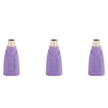 3X Connettore da PS2 un USB,  Adattatore per Mouse e Tastiera per Computer, Convertitore per Mouse e Tastiera