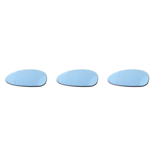 3X Left Driver Side  Wing Door Mirror Rearview Mirror Glass Heated for- 1 3 Series E81 E87 E82 E46 E90 E92 Z4 E85