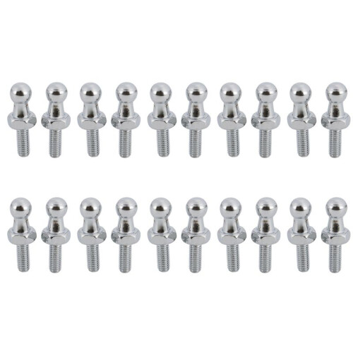 20pcs 10mm  STUD BOLT M6 for Gas Strut Struts  Ended Bolt Bonnet STD 001