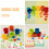 1Set Educational Wooden Color Cognition Sorting Cups Toy Assorted 6