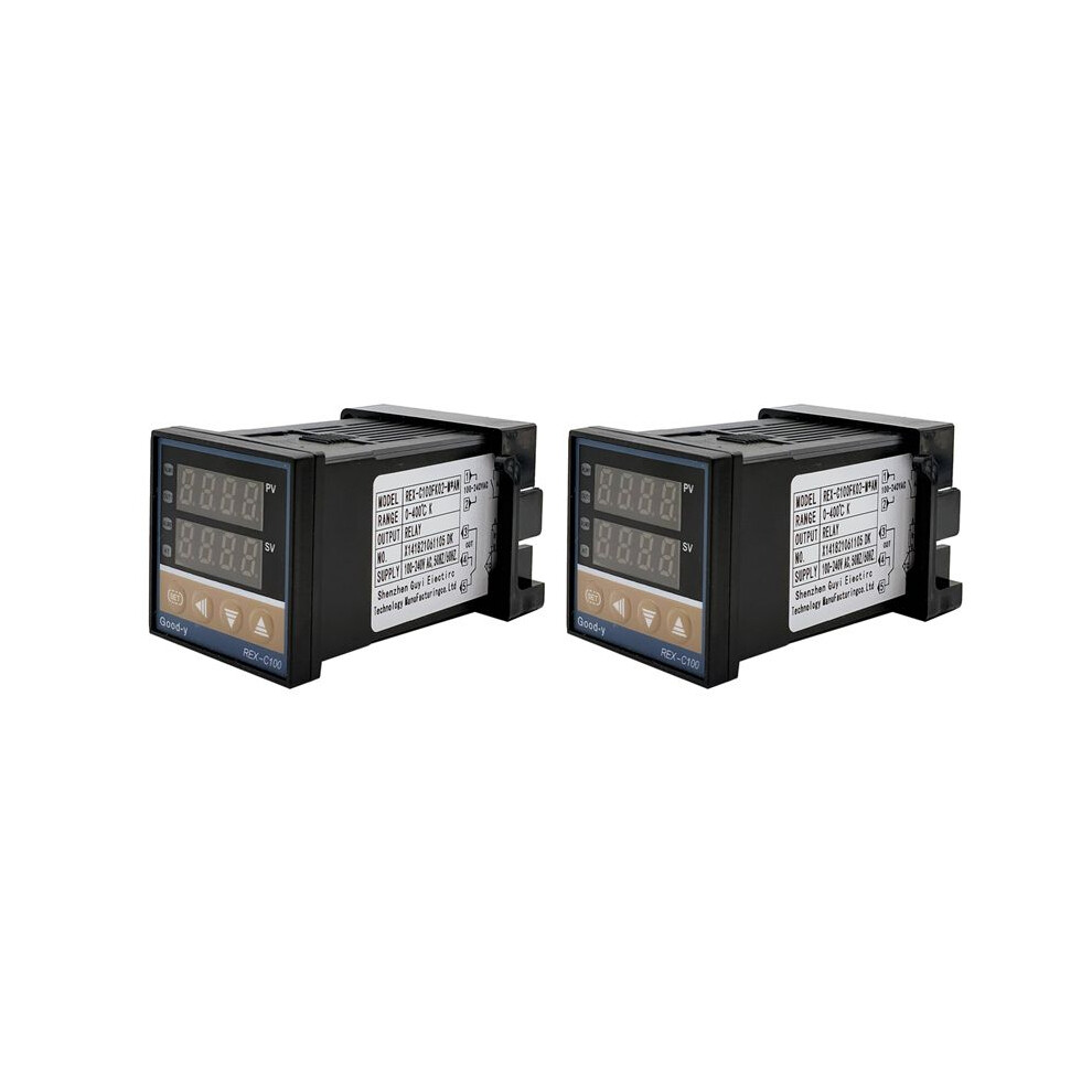 2X Multi-Input Digital Temperature Controller Rex-C100 Professional Alarm 0-400 For Electric Power Chemical Industry 6031068284013