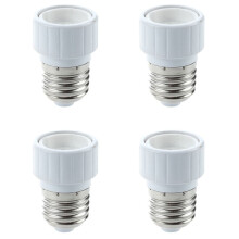4X Lampen Adapter Lampensockel Fuer GU10 auf E27 Gluehbirnen