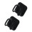 2pcs stainless steel sponge hooks no punch wall storage black 7