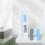 3pcs double-head pet toothbrush set with 6pcs finger brushes 7