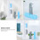 3pcs double-head pet toothbrush set with 6pcs finger brushes 10
