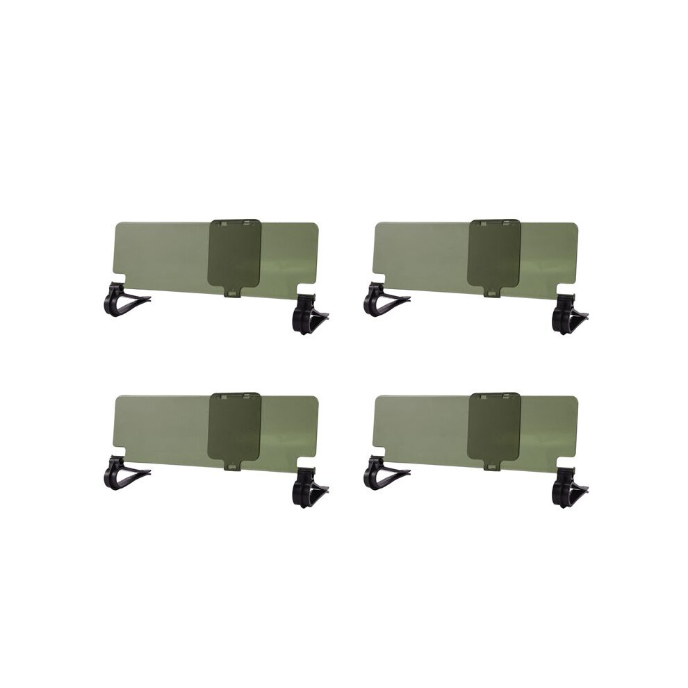 4X Clip Car Hd Safer Vision Anti Dazzle Glare Blocker Shade Sun Visor Extension 6034127318575