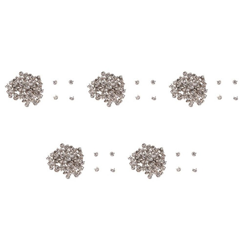 5X 100 Silver Copper Round Cone Rivet Spike Studs Spots DIY Rock Punk 8mm 1