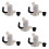 5X Pompa Lavavetri Adatta per   Accord 2008-2011  TSX 76846-TA0-A01 1