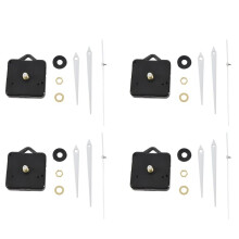 4X Quartz Clock Movement Mechanism DIY Repair Parts + White Hands