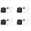 4X MOUVEMENT MECANISME D'HORLOGE QUARTZ 3 AIGUILLES BLANC 1