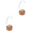 2 Pack Watch Storage Case Stand For Men Rack Bracelet Holder Display 5