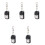 5X Universal Remote Copious 433 MHz Gate Garage Gate Alarm 1