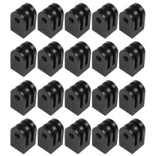 20X Cnc Aluminum Alloy Tripod Mount Outdoor Sports Camera Base Adapter for All 1/4 Inch Screw Monopod Accessory