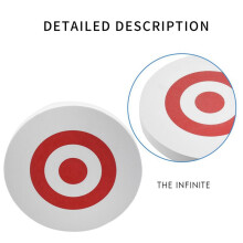 3pcs 25 x 3cm Archery Eva Foam Target Self Healing Bow Moving Hunting Practice White+Red