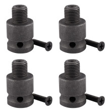 4X 1/2 Zoll Bohr Futter Adapter für Schlag Schrauber Umbau 1 / 2-20Unf mit 1 Stück Schraube
