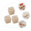 3Pcs Wood Flower Nail Stand Baking Tool Beige Decorating Display Base 8