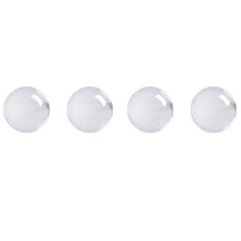 4X Transparent Couleur Verre Cristal Boule de Sphère de Guérison Photographie Accessoires Props Balle Décor 40Mm