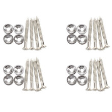 Set of 16 Guitar Bass Neck Joint Ferrule Bushing W/ Matching Screw
