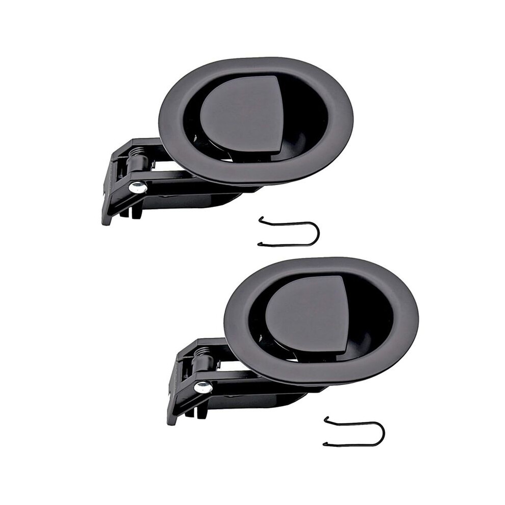2Pcs Plastic Recliner Release Pull Handles Oval Plastic Sofa Chair Replacement Parts Without Cable Fits 3Mm & 6Mm Cables 6031337217322