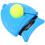 1Set Durable Plastic Tennis Self Training Tool with Sky-Blue Base 8