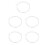 20pcs White Durable Nylon Ukulele Strings Replacement Part for 21 Inch 23 Inch 26 Inch Stringed Instrument 1