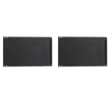 2X Car Center Console Water Cup Holder Roller Blind Drink Holder Decorative Plate for  E53 X5 98-06