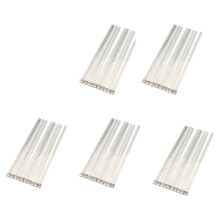 50 Pcs 0.39 inch x 15.75 inch Stainless Steel Metal Cable Zip Tie Wrap Exhaust Straps