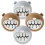 4Pcs Durable PP Tpr Kitchen Towel Hooks No Drill Bear Design Assorted 8