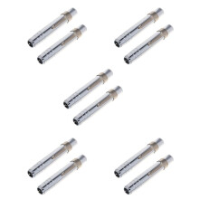 10 PCS Silber Aluminiumlegierung Kreide Keeper Holder