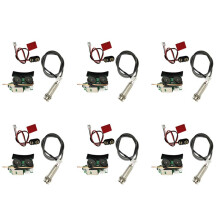 6X Under Saddle Piezo Pickup Onboard Preamp System for Acoustic Guitar