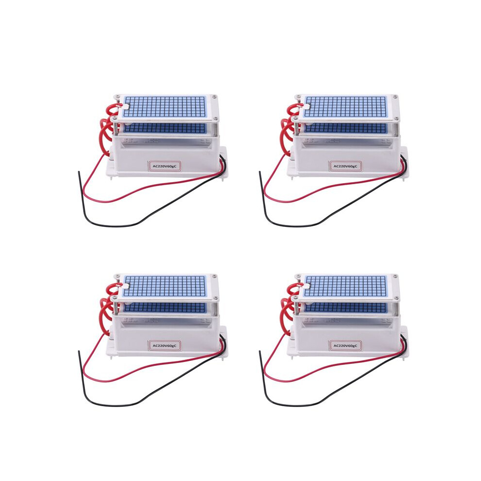 4X 60G/H Ozone Generator Air Cleaner Ozonizer Purifier Treatment Formaldehyde Remove Odor Ozone Machine 220V 6032413099122