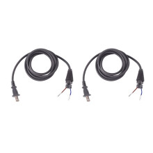 2X for Hair Dryer Universal Accessories HD01/02/03/04/07/08/15 1.8M Power Cord US Plug