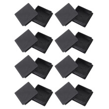 80mm x 80mm Vierkantplastikkappen Rohrrohreinsätze Endstopfen 16 Stück