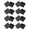 80mm x 80mm Square Plastic Caps Pipe Tube Inserts End Plug 16 Pieces 1