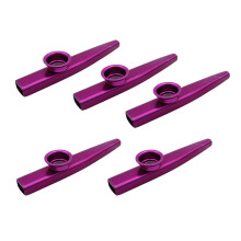Kazoo Aluminum Alloy Metal with 25 Pcs Gifts Flute Diaphragm for Children Music-Lovers-