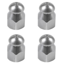 4X Jateador de Tubos Lavadora de Pressão Dreno Limpeza de Esgoto Jateador de Tubos Bico Giratório 5 Jato (1/4 de Polegada)