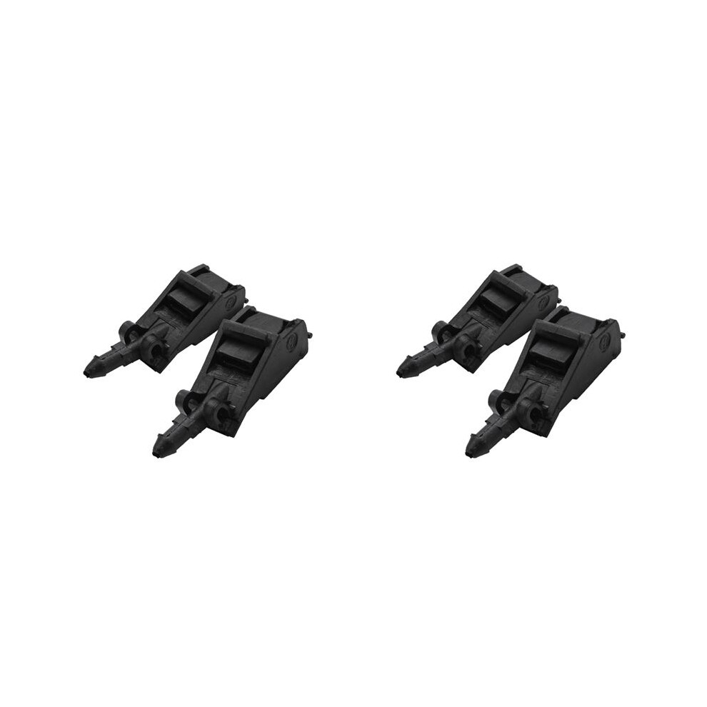4Pc Car Windshield Washer Water Nozzle For 6Rd955985 6E0955985b 6E0955985a Black 6032043565714