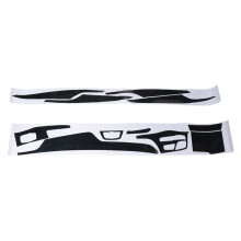 Car Interior Trim Protective Film Decoration 5D Carbon Fiber Vinyl Sticker for- 5 Series G30 G31 2018-2022 LHD