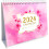 Draagbare Flip Kalender 2024 Roze 2