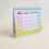 Draagbare Flip Kalender 2024 Roze 6