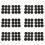 108 Pcs Self Adhesive Black Foam Table Chair Leg Pad Protector 1