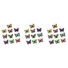 30 Pcs 3D Magnetic Butterfly Fridge Home Room Wall Decor Decorative Sticker DIY
