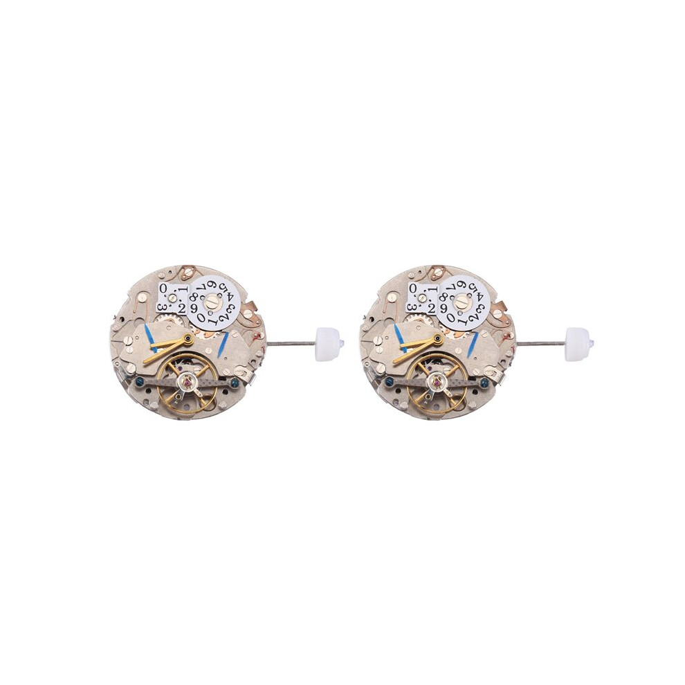 2X Lb10 Watch Movement Automatic Mechanical Movement L10 Watch Heart 5 Pin Movement 12 O'clock Calendar 3/9 Seconds 6031082232380