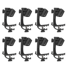 8 Stück Mikrofon Clip Trommel Clip StoßFester Mikrofon Clip Mikrofon Ständer StoßFester Musik Instrumenten Zubehör