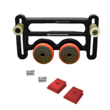 Table Saw Precision Guide Universal with Sliding Block Board Woodworking Bouble Wheel Bearing Roller Auxiliary Tool