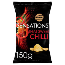 Walkers Sensations Bag Crisps 150g (Pack of 12)