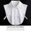 1 Pezzo Colletto Finto Bianco Mezza Camicia Staccabile Per Donna 9