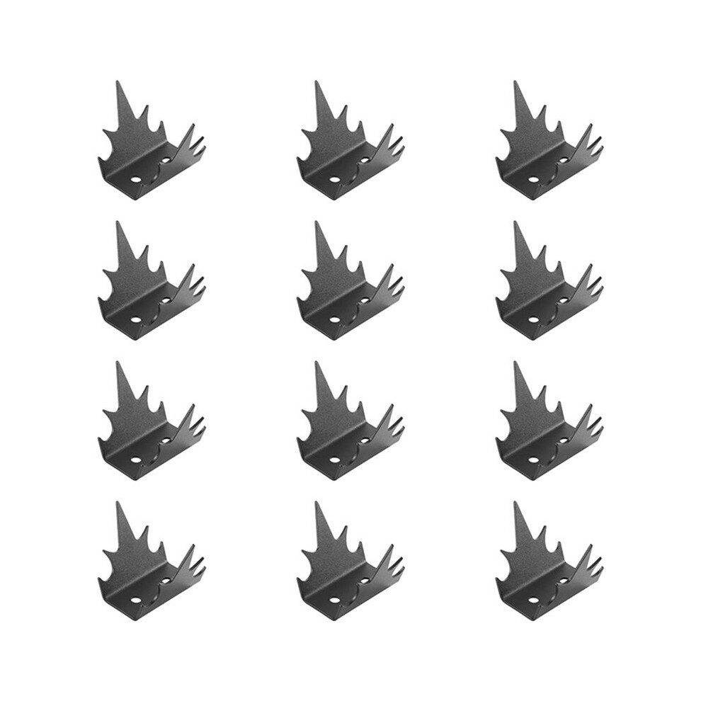 Intruder Deterrent Fence Wall Spikes 12 Pc Security Fence Spikes, Anti Climb Hardware, Bird Repellent 4712982076176