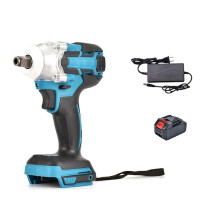 520N.M Cordless Electric Impact Wrench Brushless Electric Wrench Hand Drill Socket Power Tool for 1Battery EU Plug